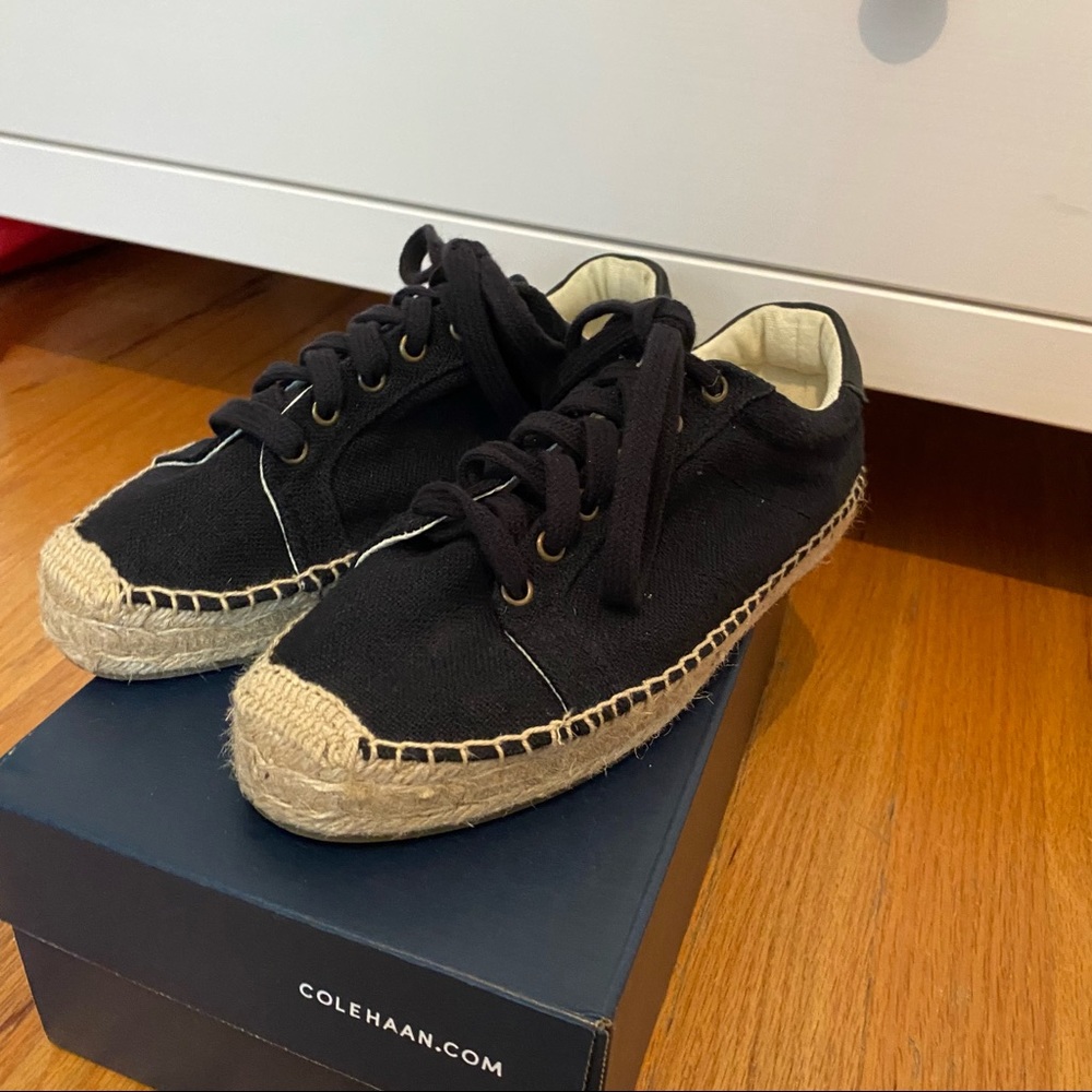 Black Soludos Espadrille Sneakers